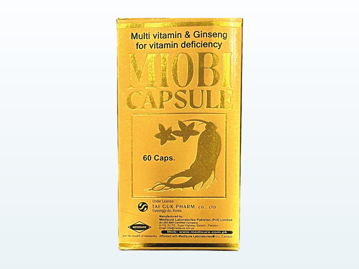 Miobi (Multivitamin and Ginseng) Capsules pack